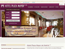 Tablet Screenshot of h-plazamayor.com